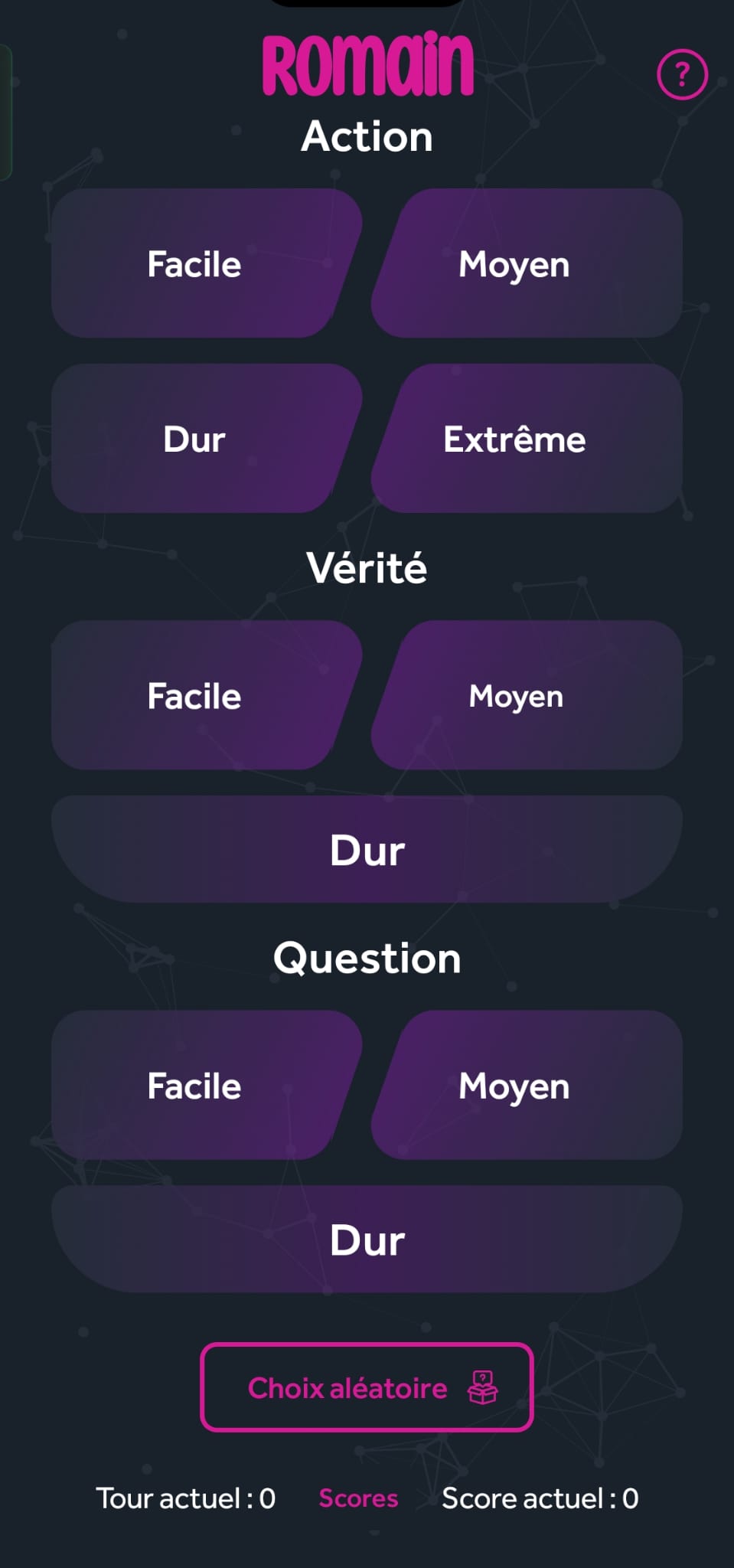 Oseras-tu — mode compétition